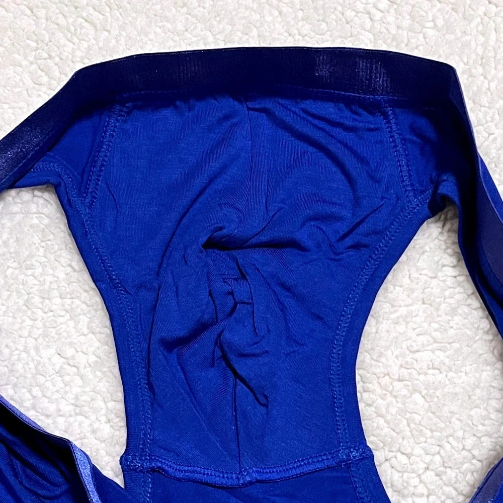 JOCKMAIL Medium (27-30) Classic Mono Brief Blue Modal Low Rise Underwear JM358